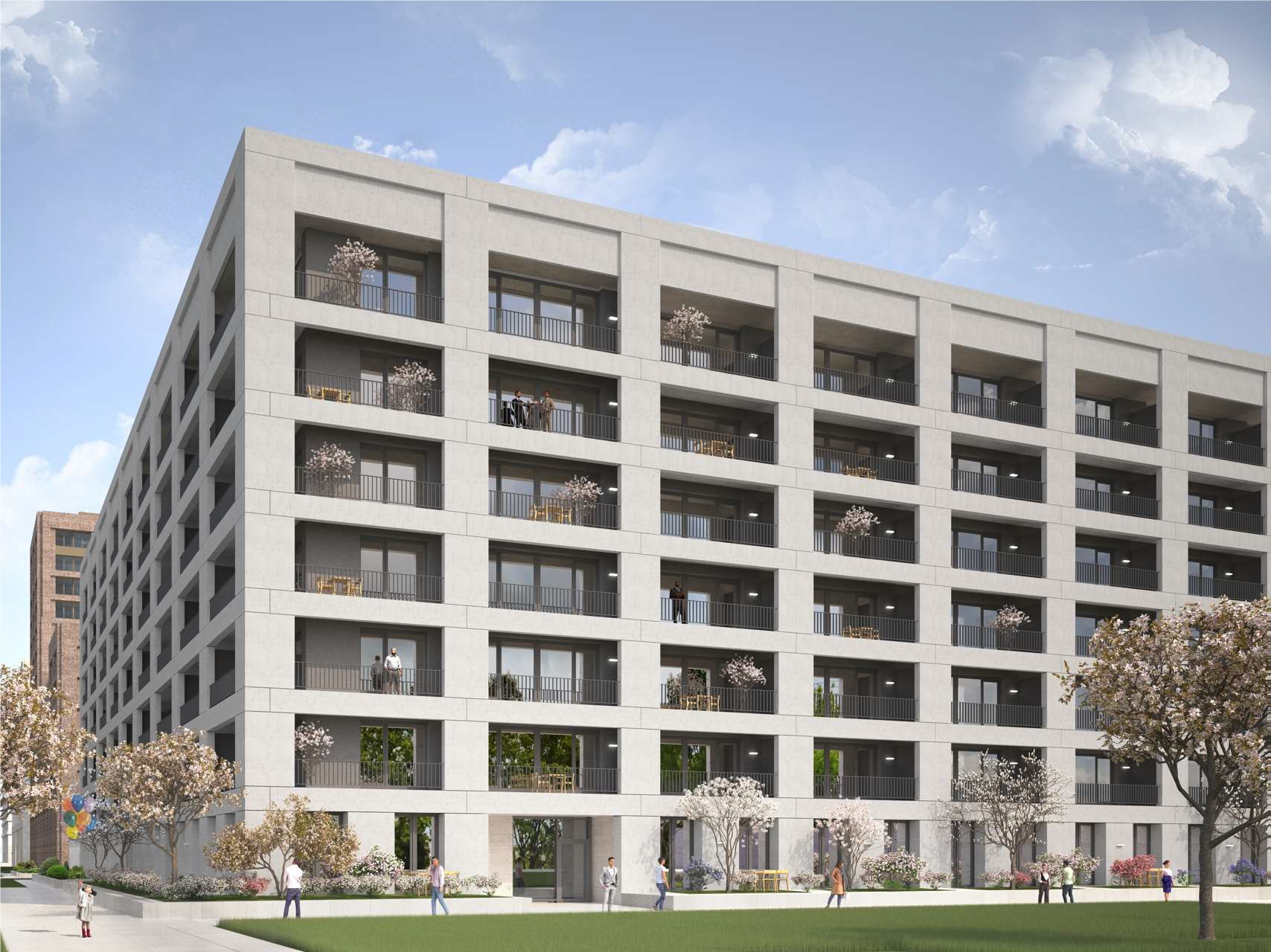 Neubau eines Wohn- und Geschäftshauses mit Tiefgarage